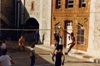 Volley ball à la Saint Gabriel le 29 septembre 1987